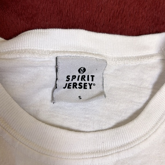 Spirit Jersey,oversized sweatshirt,vacay,3D print,lace up sides,cotton,coastal - Picture 2 of 15